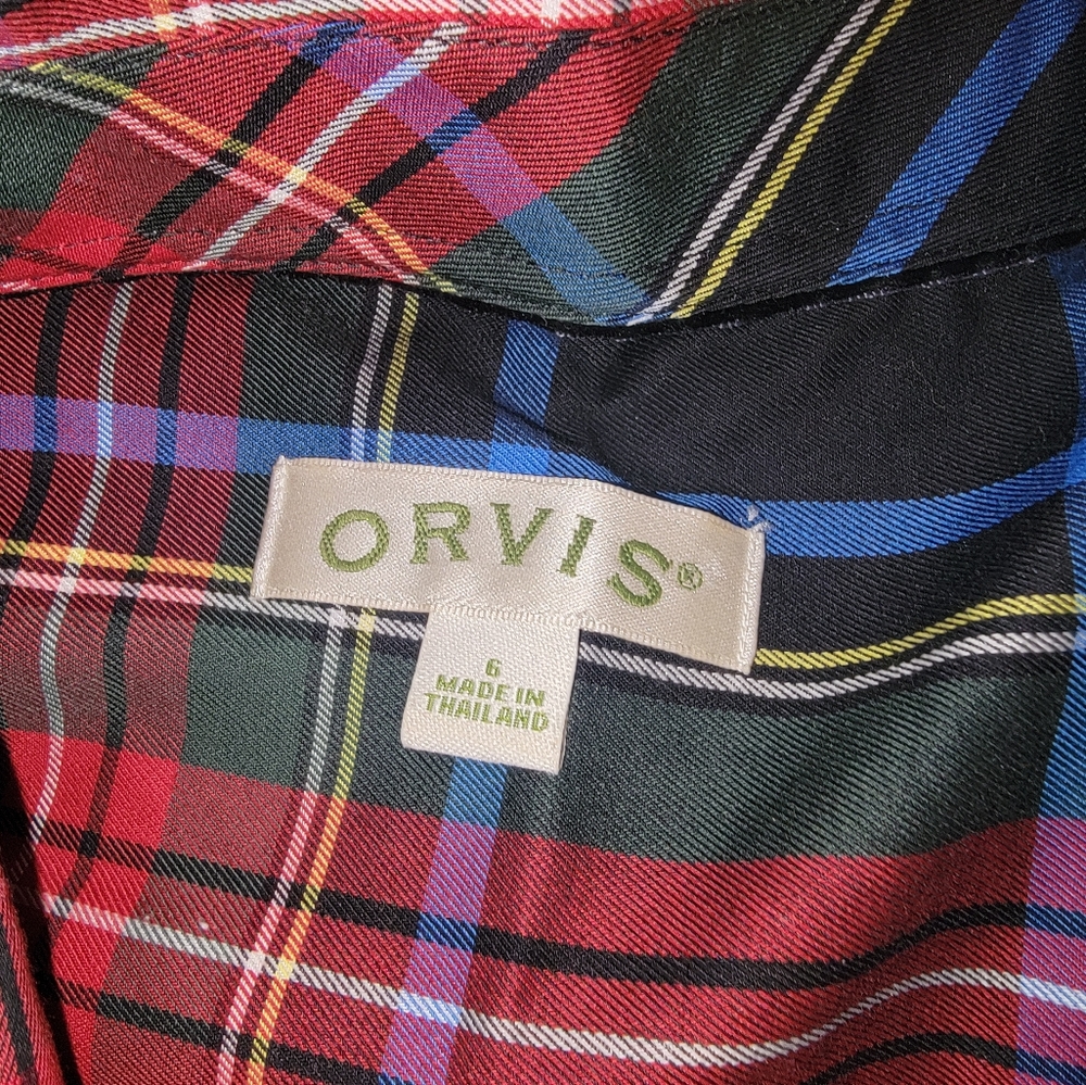 Orvis plaid button down - Picture 4 of 4
